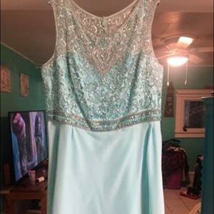 Plus size prom dress